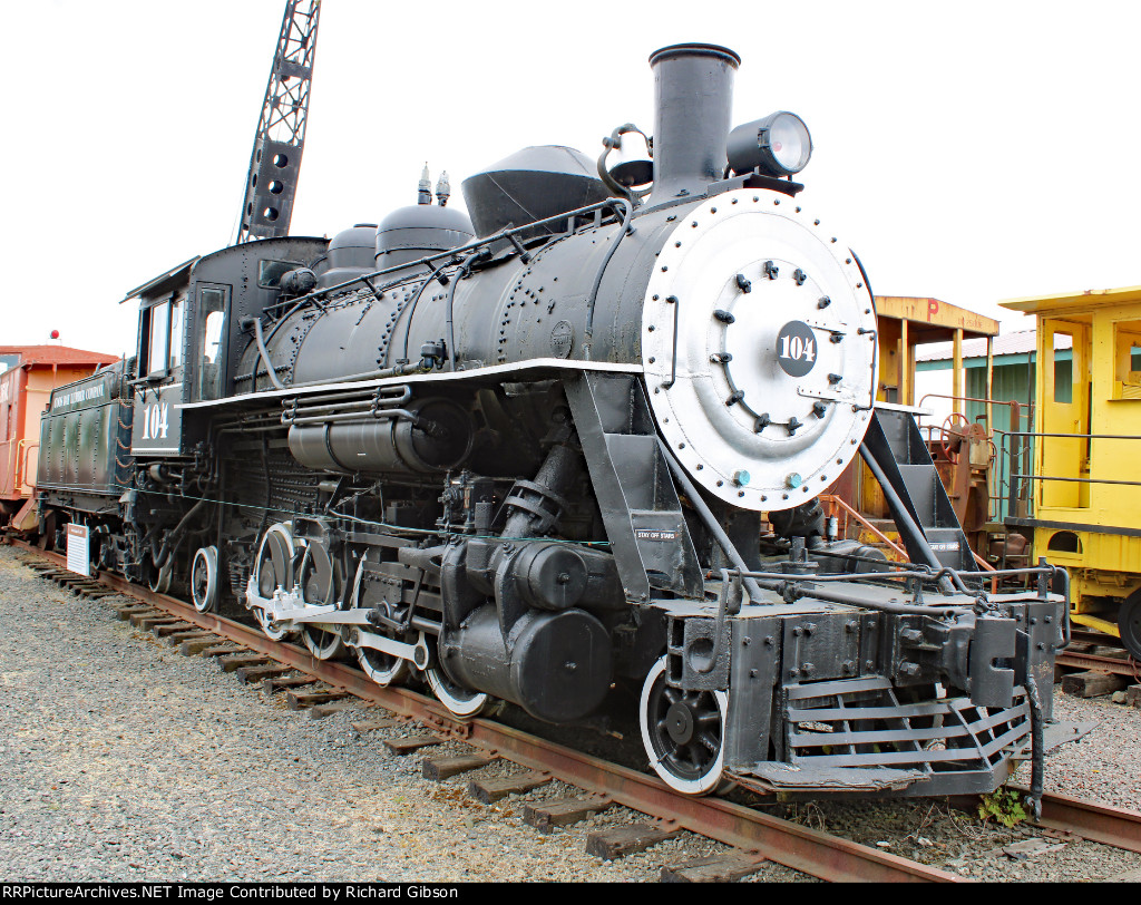 Coos Bay Lumber Company 104 Steam Locomotive